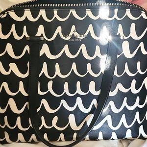Kate Spade Black/White Dome Satchel
